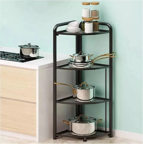 Black metal foldable - black,