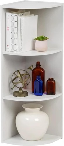 Tier corner shelf wooden - 3,