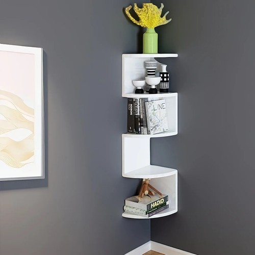 Tier floating corner shelves - corner,