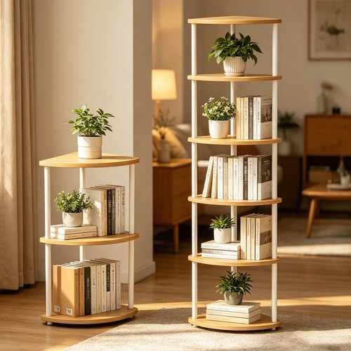 Corner shelf stand - 3/6, tier