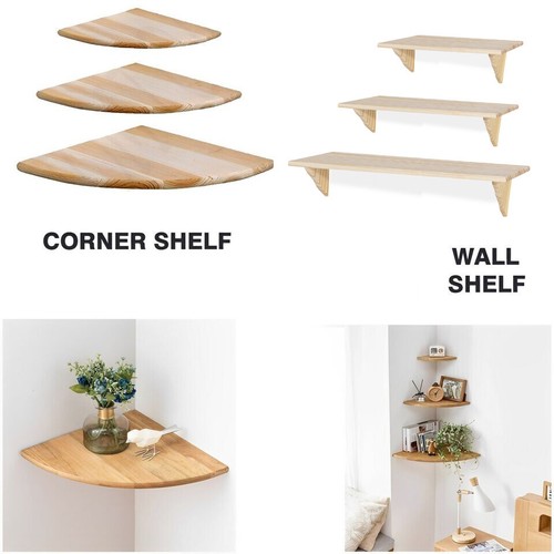 Natural wood wooden shelf - wood,