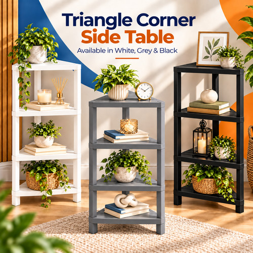Tier corner shelf unit - tier,