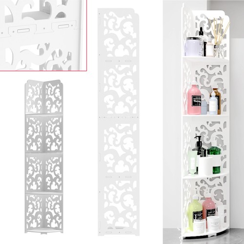 White corner shelves - white,