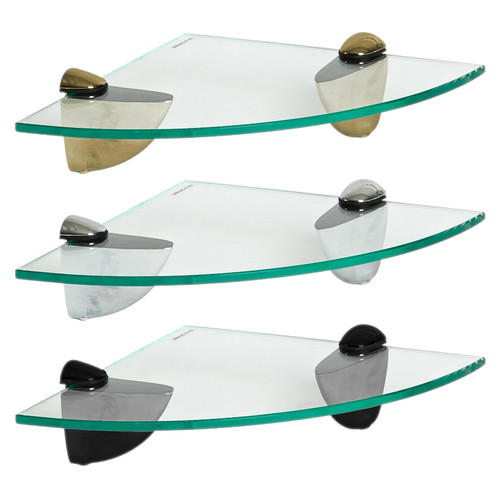 20cm glass floating corner - 20cm,