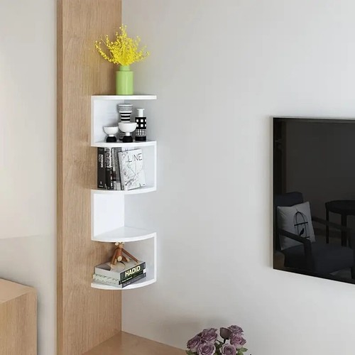 White tier floating corner - tier,