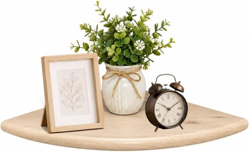 Natural wooden wood corner - natural,