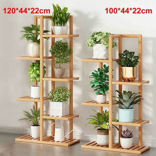 Tier ladder shelf wood - 5/6,