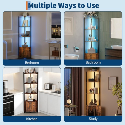 Corner shelf unit organiser - unit,