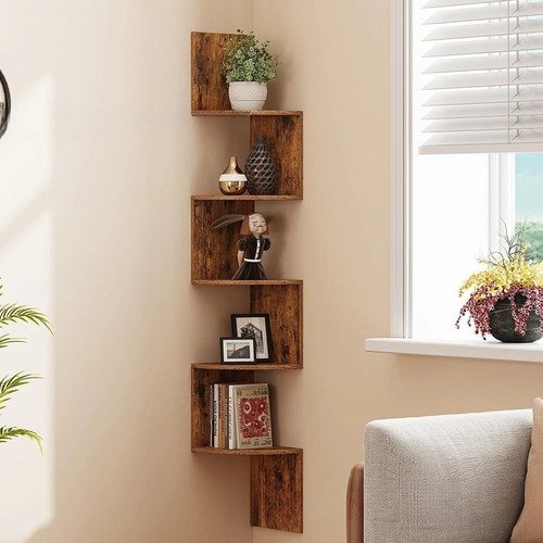 Tier floating corner shelves - floating,