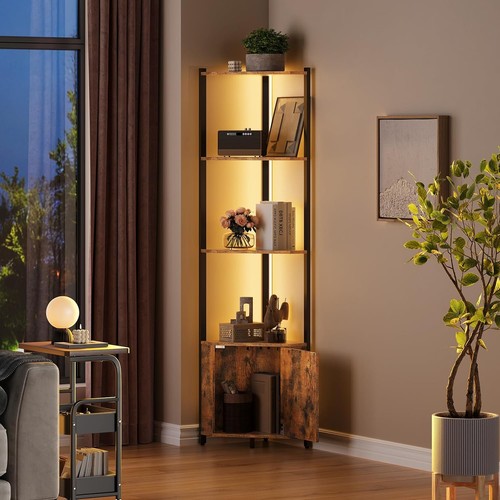Tier corner shelving unit - 5,