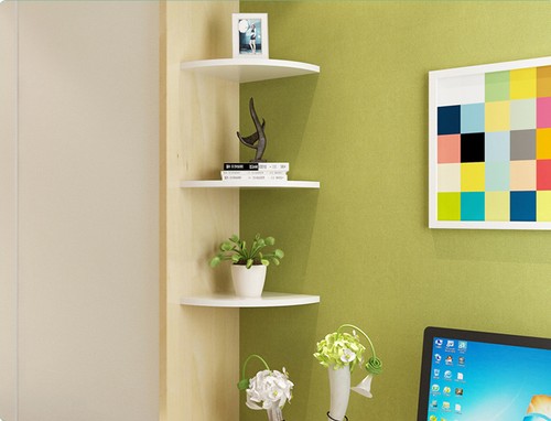 3pcs floating white corner - 3pcs,
