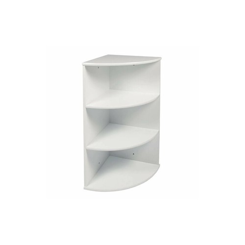 White tier bathroom corner - white,