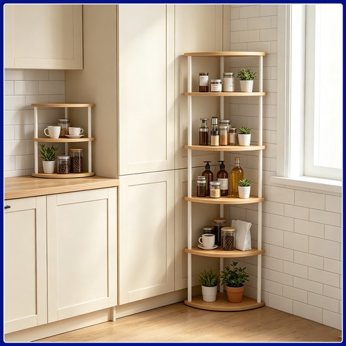 Tier corner shelf bookcase - 3/6,