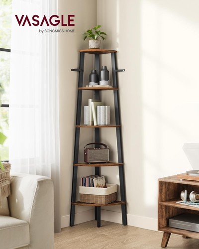 Corner bookcase tier shelf - corner,