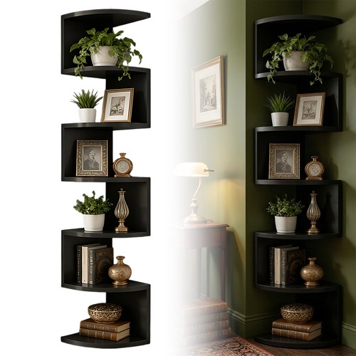 Tier floating corner shelves - tier,