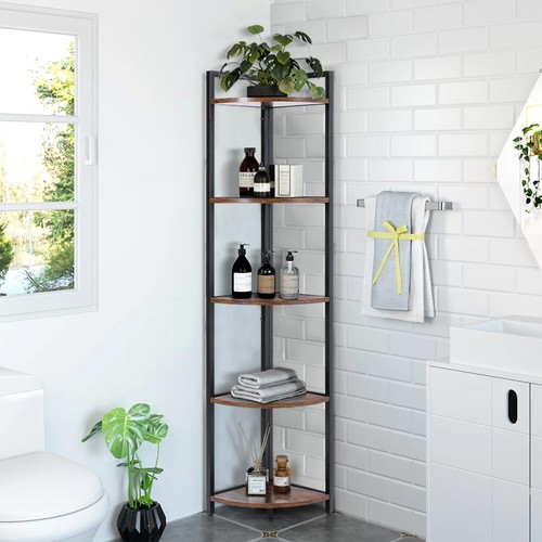 Corner shelf bookcase tiers - corner,