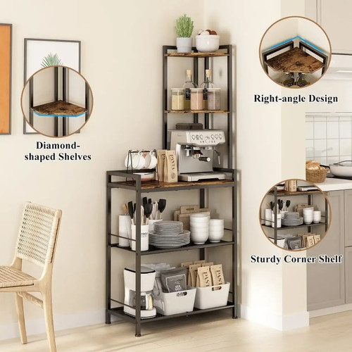 Corner shelf stand tier - shelf,