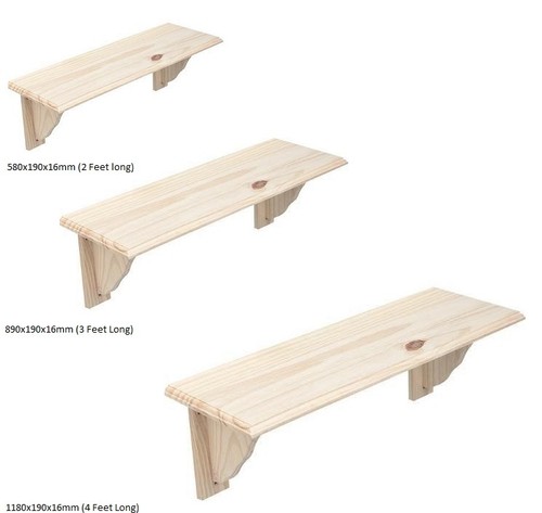 Natural wood wooden shelf - wooden,