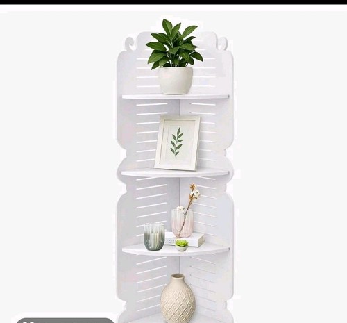 White freestanding shelf - freestanding, 4