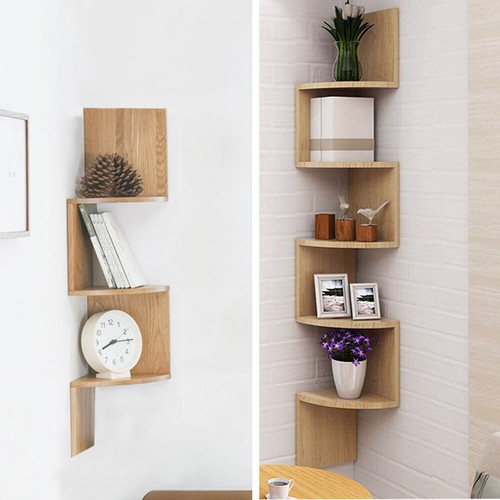 Corner wall shelf - shelf, tier